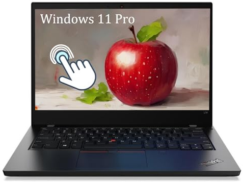Lenovo ThinkPad L14 Gen 2 Touchscreen Laptop, 14 Zoll FHD(1920 x 1080), Intel Core i7-1185G7, 8 GB RAM, 256 GB SSD, QWERTZ Tastatur, Windows 11 Pro (Generalüberholt)