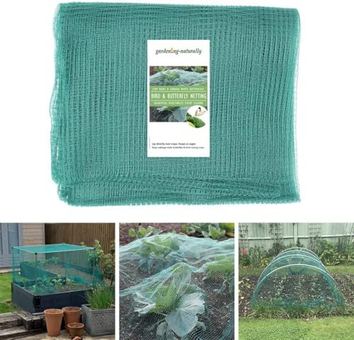 Soft Green Anti Butterfly Garden Netting for Garden Fruit Crop Protection (6m Per Metre)