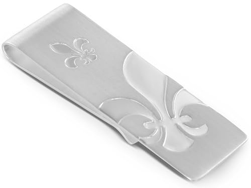 BROOKER Geldscheinklammer Fleur de Lis Silber