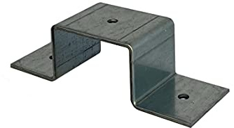 Rechteckrohrschelle Schelle Rechteckrohr Quadratrohrschelle in 60x20 60x30 60x40 70x40 70x50 80x40 80x60 100x40, verzinkt (60x40mm)