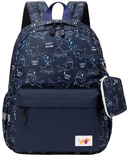 Mygreen Kinderrucksack, Baby-Kind Schultasche Kindergarten Tagesrucksack für Jungen Mädchen Cartoon-Tierdruck mit Münzgeldbeutel