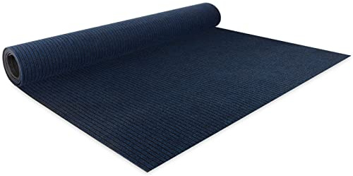 Floordirekt Nadelfilz Bodenbelag Atlas 200 x 300 cm, Blau - Meterware - pflegeleichter Gewerbe Teppichboden - schalldämmend, rutschhemmend - Teppich Läufer - Büro Messe