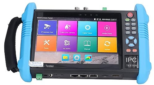 Tester per Televisione a Circuito Chiuso Tester per Telecamere IP Monitor Video di Sicurezza con Touch Screen da 7 Pollici (Spina UE)