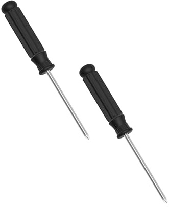 FOCMKEAS 2 Pcs Mini Phillips Screwdriver, 2mm Cross Head, 92mm, Black