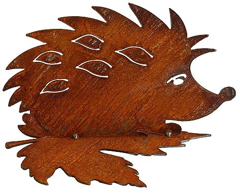 Manufaktur Lichtbogen Rost Gartenfigur Igel