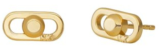 Michael Kors – Damen-Ohrstecker „Premium Astor Link“ aus goldfarbenem Sterlingsilber, MKC171200710