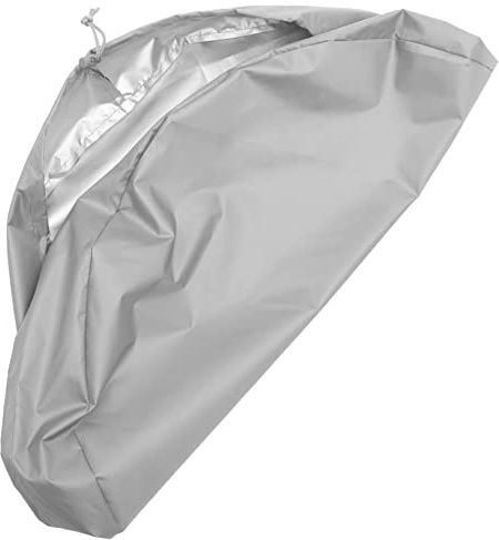 MERRYHAPY Outdoor Bucket Lid Sealed Rain Barrel Cover Oxford Weatherproof Fade-Resistant Easy Access Drawstring for Cleaning Laundry Garden