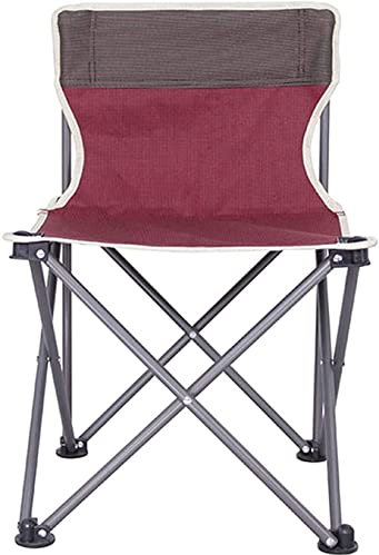 ZURBAQD Strandstuhl – Outdoor-Freizeit-Klappstuhl mit Oxford-Stoff, Werberückenlehne, Hocker, für Camping, Grillen und Lounge Warm as Ever