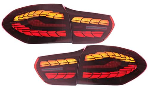 AIMXGBPS Fanali Posteriori Blocchi per BMW 1 Series F52 118 120 2016-2022, Auto Alta visibilità Luce Freno, Nebbia Posteriore Destro Sinistro