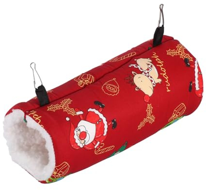 VANZACK Túnel de Calentamiento para Mascotas Nido Esquinero para Dormir Escondite para Conejos Ropa de Cama para Hurones Hámsteres Tubo para Animales Pequeños Tubo de Escondite para Mascot