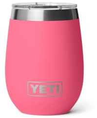 YETI Rambler Verre à vin avec revêtement en céramique DuraSip, rose tropical, 295 ml