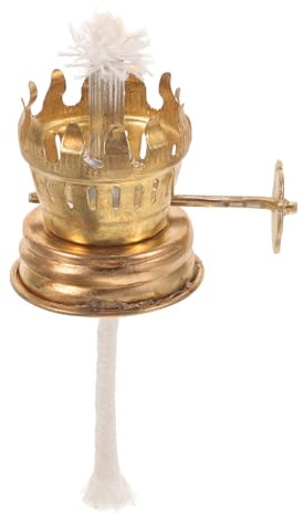 Toyvian Zubehör für Öllampe Metallregler mit Verstellbarem Kerosinlampenregler Ersatzteil für Vintage Öllampen Geeignet für Innenräume und Retro Petroleumlampen