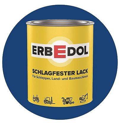RAL 5010 Enzianblau Erbedol Lack Kunstharzlack Farbe 750ml 0225 5054