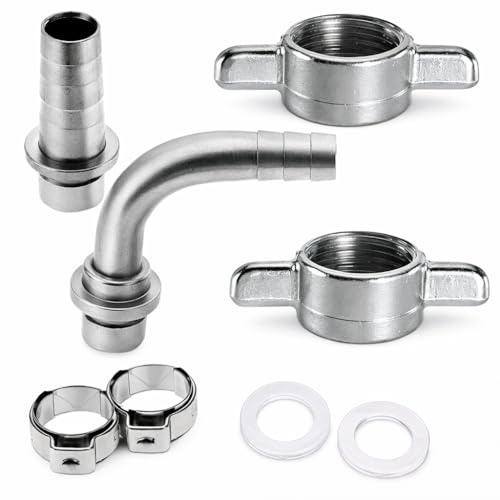 Gastrobedarf Westerbarkey Co² / Kohlensäure Tüllenset 7mm 8 Teilig mit Überwurf 3/4