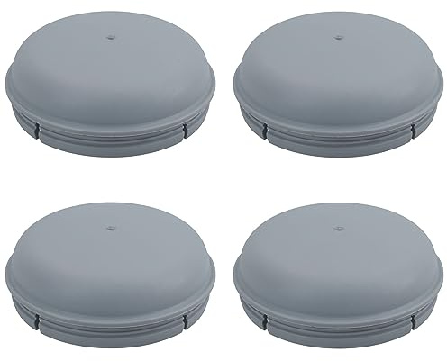 AB Tools 4X grau Kunststoff Nabendeckel Fett Staub Lagerdeckel 76mm Ifor Williams