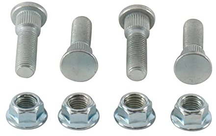 All Balls 85-1001 Radbolzen und Muttern-Set, 14mm, Legierter Stahl, Sechskant, 1 Jahr Garantie, Radial-Bolzen und Muttern-Set, Yamaha Kompatibel