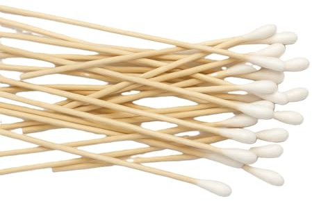 Wattestäbchen mit Baumwollspitze, mit Holzgriff, 600 Stück