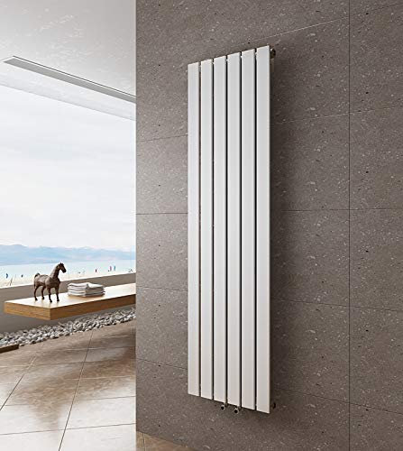 Design Flach Heizkörper Badheizkörper 1800x456mm Weiß Paneelheizkörper Wohnraumheizkörper Plattenheizkörper Mittelanschluss Einlagig 818Watt