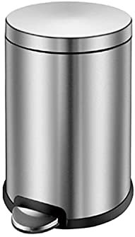 COSMIC - Papelera Baño | Acabado Inox Mate - Ideal para Baños, Lavabos y Aseos | Medidas 30,6 x 30,6 x 40,65 cm