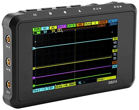 Oszilloskop Digitales Speicheroszilloskop Taschenformat Mini 4CH 15MHz 100MSa/s DS213