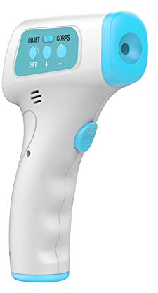 LIVOO SA112 Thermomètre frontal numérique sans contact avec signal sonore pour bébé et saxon - Thermomètre frontal numérique sans contact - Valeur de mesure précise
