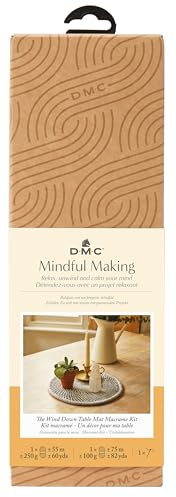 DMC Mindful Making Kit de Sets de Table en macramé, Coloris Assortis, Taille unique MC101K