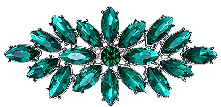 EVER FAITH Corsage Brosche Klar Marquise österreichischen Kristall Hochzeit boomende Blume Pin für Kleidung