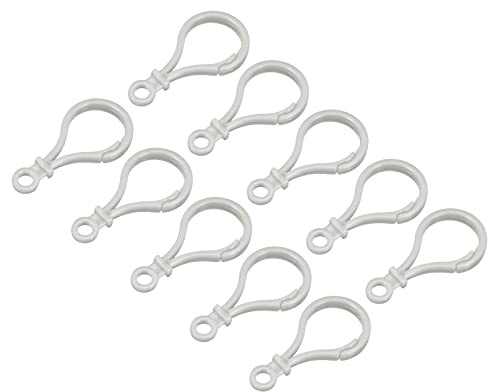 uxcell Plastic Lobster Clasps, 48mm Colorful Claw Snap Clip Hooks for Lanyard, Keychains, DIY Crafting, Grey, 48Pcs