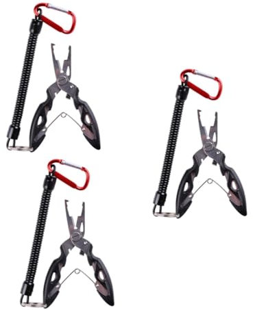 Supvox 3stücke Anglerzange Mit Ergonomischem Design Multifunktionale Angelzange Für Fischfang Für Outdoor-aktivitäten Einhändig Bedienbar Und Langlebige Konstruktion