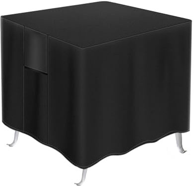 Housse imperméable pour foyer, couvertures pour foyer extérieur,Couvercle de bol à feu étanche 420d - Bâche de colonne de feu robuste, couverture de gril de cheminée, couverture de poêle à feu pour ja