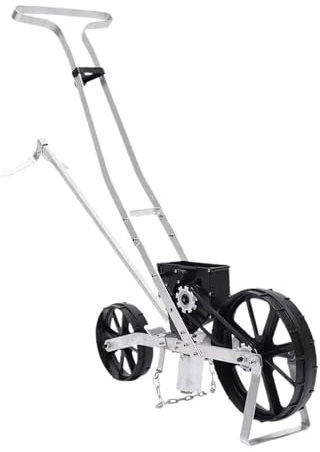 VNSMM Manual Seeder Hand Seeder 1-Row Manual Vegetable Planter Aluminum Tool Garden Farmland Seeder Seeds Dispenser