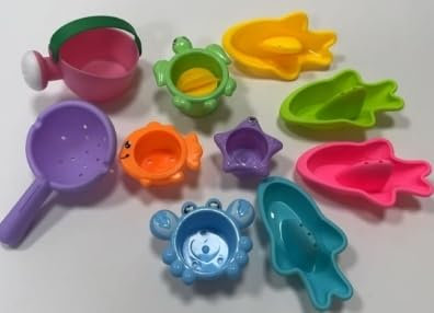 MINISOISO Giocattoli da Bagno per Bambini,10PCS Giocattoli da Bagnetto per Bambini,Giocattolo Vasca da Bagno,Giocattolis da Piscina per Vasca,Giochi Bagn Galleggiant,Giochi Vasca Bambinis 1 2 3 4 Anni