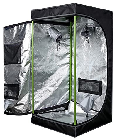 PLMNBQWE Grow Box, Grow Tent, Kit Completo di luci a LED per la Coltivazione, lampade da Tavolo, ventole da Condotto da 4/5/6/8 Pollici, Filtro dell'Aria al Carbone Attivo per Piante