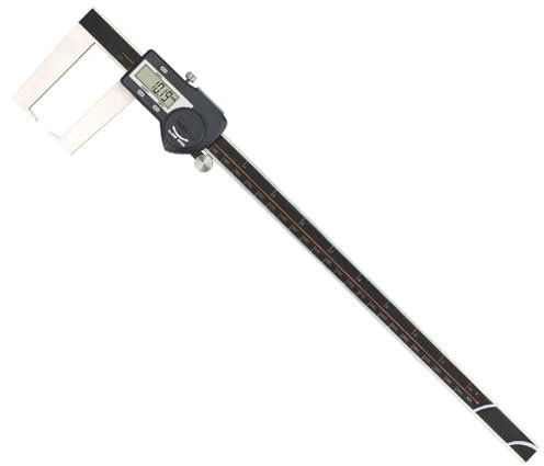 Calibrador digital de ranura exterior de 0-12/300 mm con transmisión USB, herramienta de medición digital de acero inoxidable con pantalla LCD, calibrador Vernier electrónico digital resistente al