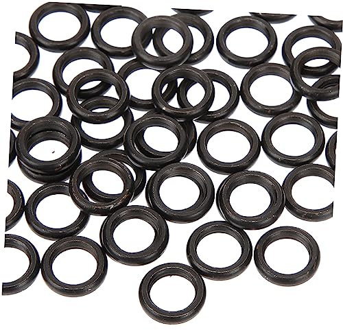 CLISPEED 50pcs Light Holder Rings Durable Steel Lamp Shade Replacement Easy to Install Reliable Collar Ring for Light Bulb for Home Lighting and DIY Projects