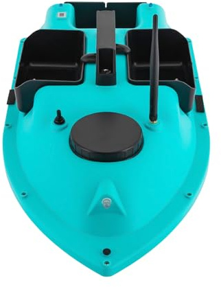 600M Futterboot,GPS-Smart-RC Wireless-Köder-Boot,2kg Laden automatischer Vorschub Return Fernbedienung,mit 3 Köderboxen Fernbedienung Angeln Futterboot,25 * 50 * 15cm,Blau