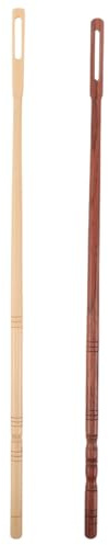 Abaodam 2stücke Holzstäbe für Flötenreinigung mit Stäben zur Pflege von Blasinstrumenten Tiefenreinigungsstäbe aus Holz für Empfindliche Oberflächen