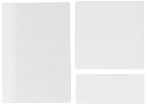 3-teiliges Stanzunterlagen-Set, Standard-Stanzmaschinenplatte, hochwertige Polycarbonat-Kunststoff-Schneidematten für -Maschinen, inklusive 22 x 15 cm, 15 x 15 cm und 15 x 6,5 cm
