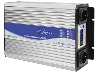 Onduleur Onduleur Solaire Voiture Transformateur Tension 12 V 24 V 48 V vers 220 V 230 V Convertisseur Puissance À Onde Sinusoïdale 6000 W 8000 W 12000 W Transformateur(EU-8000W-220V-12V)