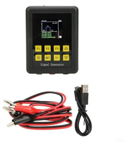 Generatore di segnale regolabile con uscita sinusoidale, triangolare e onda rettangolare, frequenza 1-150 kHz, tensione 1-24V, ciclo di lavoro 0-100%, sorgente 4-20 mA/2-10 V, alimentazione USB