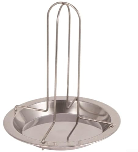 Floweringbeter Grille de cuisson pliable portable en acier inoxydable pour rôtir la viande de poulet sur flamme nue ou chaleur du four intérieur (taille S)