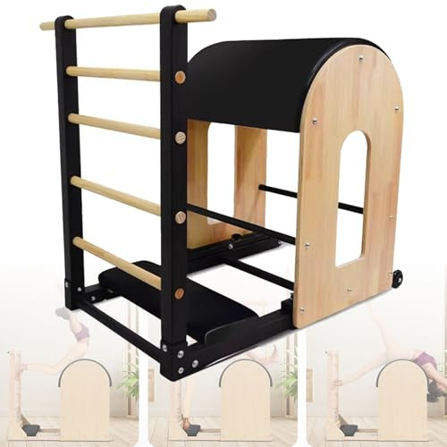 Scaletta per pilates con pedale diviso combinato per allenamento a casa, potenziamento del core, equilibrio e stretching