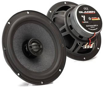 Gladen Gamma 165-X | 16,5 cm 16 koax högtalare lådor par bil bil dörr sida