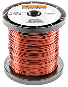 Kupferlackdraht W210 Ø 1,18 mm 100 g, ca. 10m - CU Lackdraht Grad 2 CUL Kupferdraht Gewicht 100 Gramm Durchmesser 1,18 Millimeter Wickeldraht Kupfer Draht nach IEC 60317-13