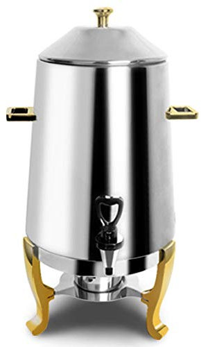 Aprilhp Getränkespender Edelstahl, 13L Kühlung Saftmaschine Wasserspender mit Zapfhahn, für Hotel, Bar, Buffet, Restaurant.