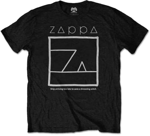 Frank Zappa Zapts10mb02 T-Shirt, Nero, M Unisex-Adulto