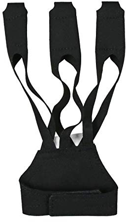 Jackalope Cross X minimalistischer Schießhandschuh aus Microfaser | doppelt verstärkte Fingerkuppen, atmungsaktiv und wasserabweisend, Klettverschluss am Handgelenk