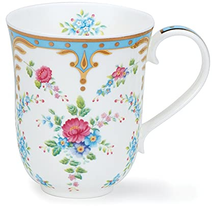 Dunoon Braemar - Taza (0,33 L), color azul