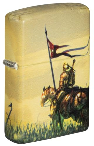 Zippo Sturmfeuerzeug - Medieval, 540°, Color Image - Nachfüllbar - Wiederverwendbar - Windfestes Design - Geschenkbox - Made in USA