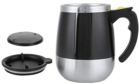 Divertente tazza da caffè, compleanni, regalo di Natale, tazza automescolante, tazza automatica in acciaio inox, bicchieri da viaggio, portatile, elettrica, automescolante, tazza da caffè al latte, fo